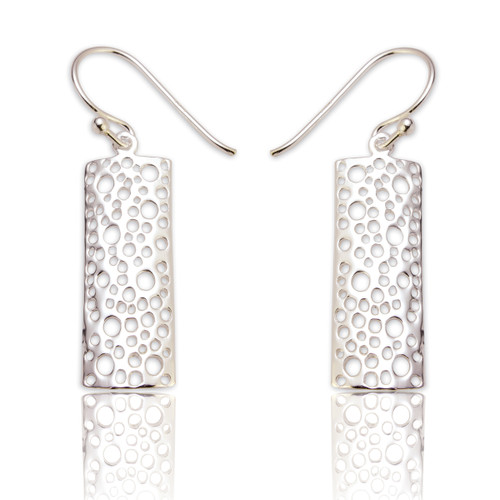 Hali Drop Earrings - Silver Hali Drop Earrings - Silver
