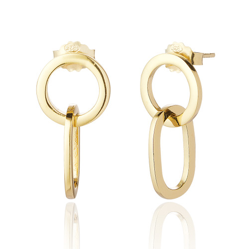 Ariane Drop Earrings Small - Gold