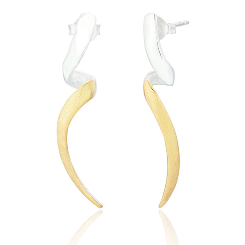 Tempest Drop Earrings - Gold