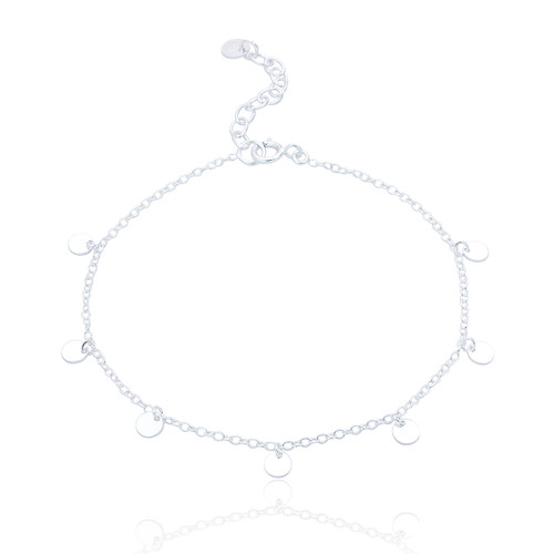 Carina Coin Bracelet - Silver