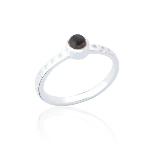 Georgie Stone Ring- Smoky Quartz