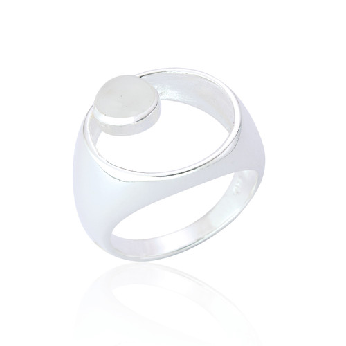 Aleyna Statement Ring - Moonstone