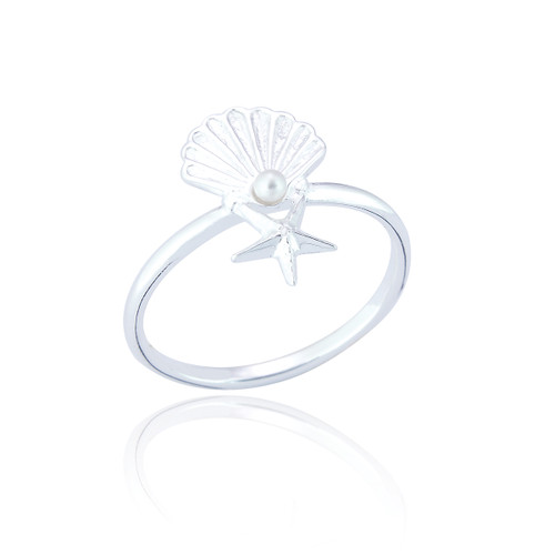 Elvi Sealife Ring - Silver