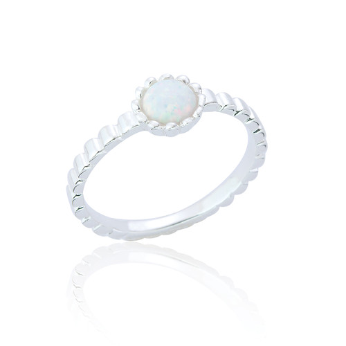 Marya Stone Ring - White Opal