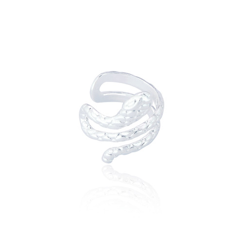 Amaris Snake Ear Cuff - Silver