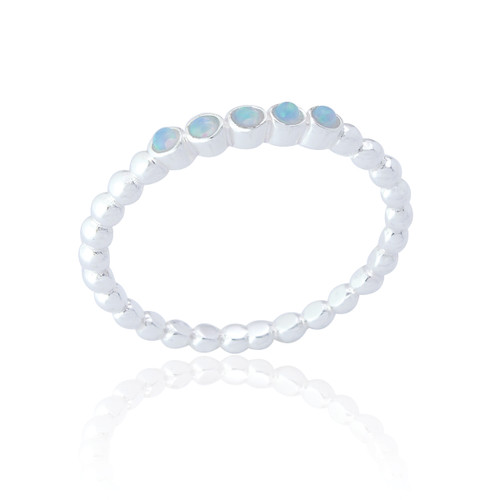 Talya Stone Ring - Blue Opal