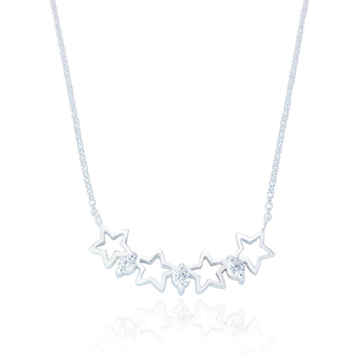 Aerith Star Necklace - Silver