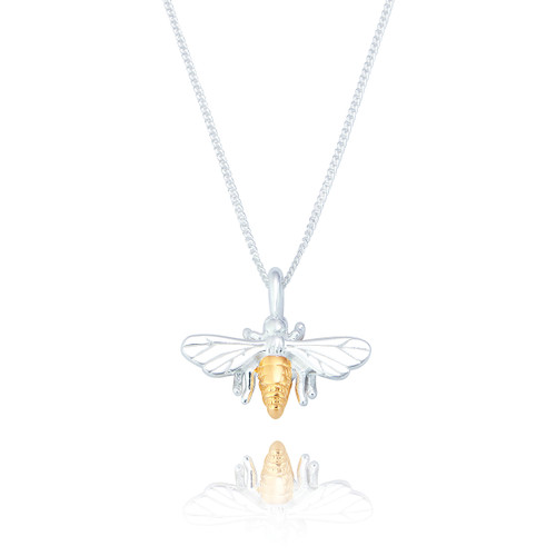 Klara Bee Pendant & Chain - Gold