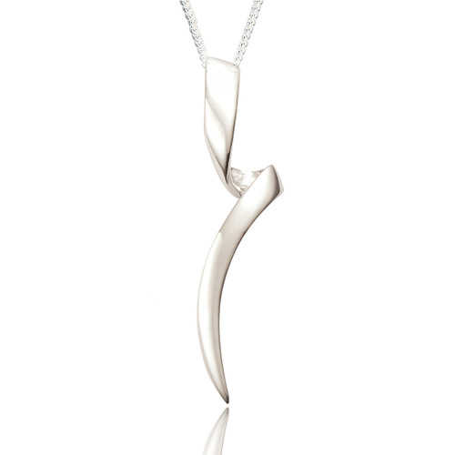 Tempest Pendant & Chain - Silver