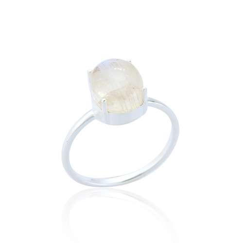 Ria Large Stone Ring - Moonstone