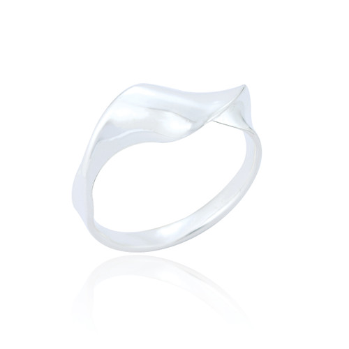 Porto Wave Ring - Silver