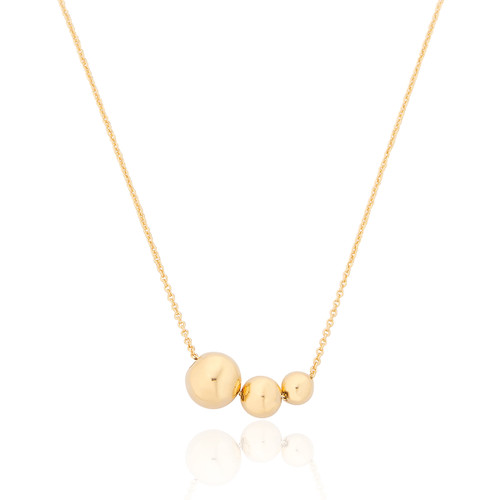 Diaz Ball Necklace - Gold