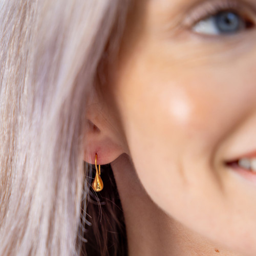 Arlene Droplet Earrings - Gold