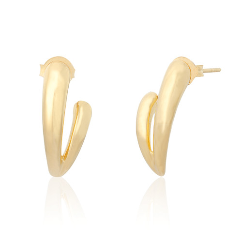 Brera V Earrings - Gold