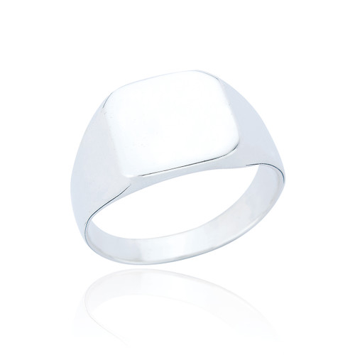 Naxos Mens Signet Ring - Silver