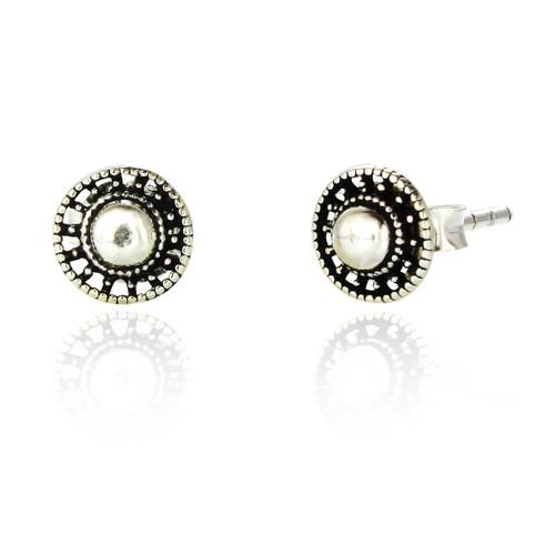 Round Shield Stud (5 PAIR PACK)