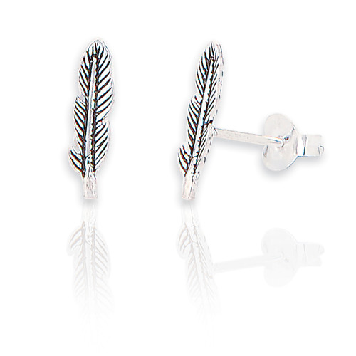 Feather Stud (5 PAIR PACK)
