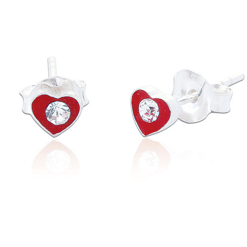Red Heart Stud (5 PAIR PACK)
