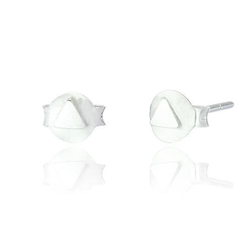 Flat Triangle Studs (5 PAIR PACK)