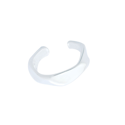 Aspen Twist Ear Cuff - Silver