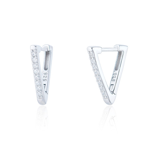 Zeyna C.Z Triangle Huggies