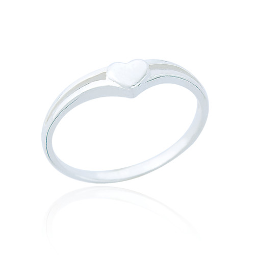 Zahia Heart Ring - Silver
