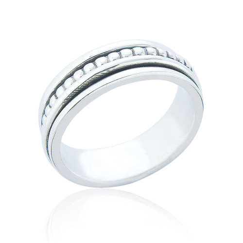 Zehra Spinning Ring - Silver