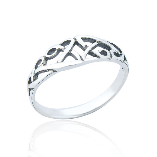 Erine Celtic Ring - Silver