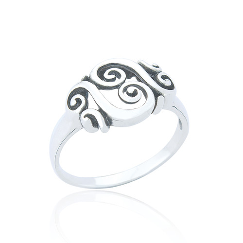 Eabha Triskele Ring - Silver