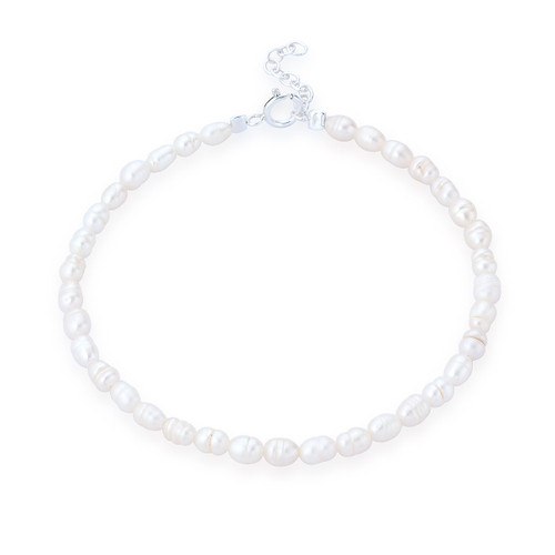 Floella Pearl Bracelet - Silver