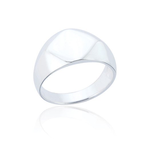 Cerys Angular Statement Ring - Silver