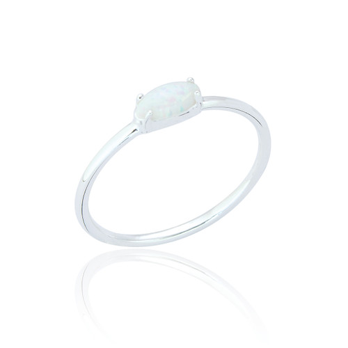 Lali Stone Ring - White Opal