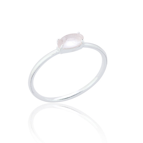 Lali Stone Ring - Rose Quartz