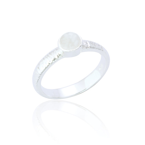 Alexi Stone Ring - Rainbow Moonstone