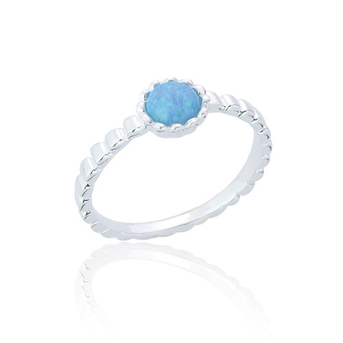 Marya Stone Ring - Blue Opal