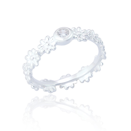 Emmi Daisy C.Z Ring - Silver
