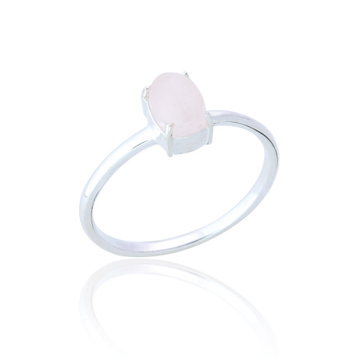 Ria Stone Ring - Rose Quartz
