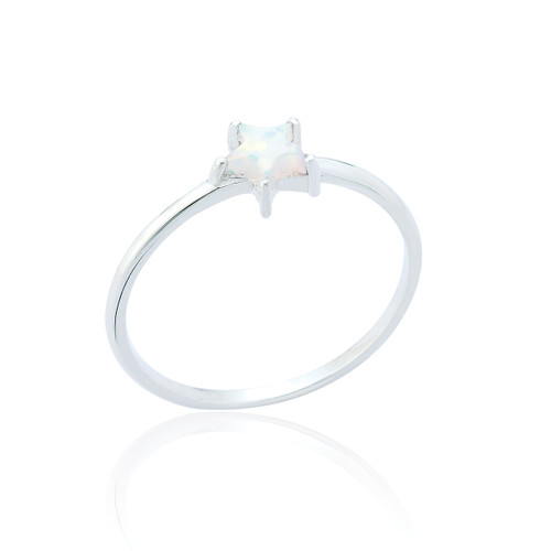 Lali Star Stone Ring - White Opal