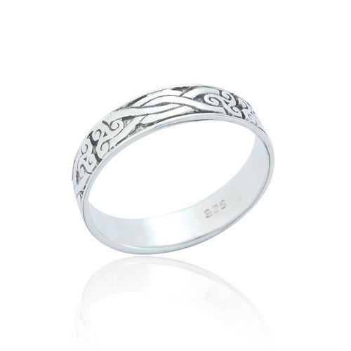 Fia Celtic Knot Ring - Silver