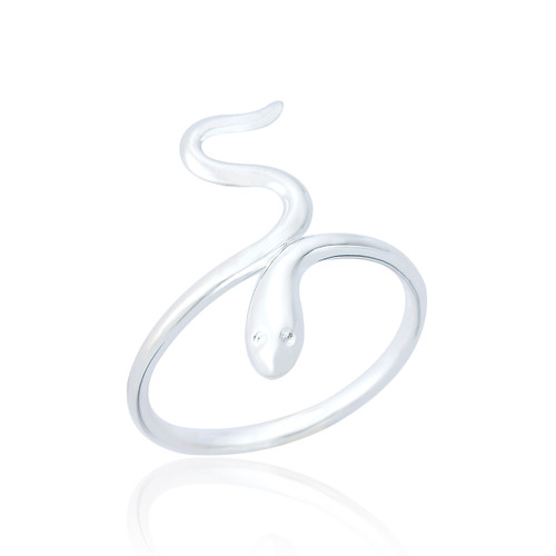 Rasa Snake Ring - Silver