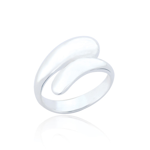 Larissa Wraparound Ring - Silver