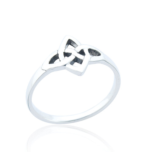 Ailbhe Celtic Ring Ð Silver