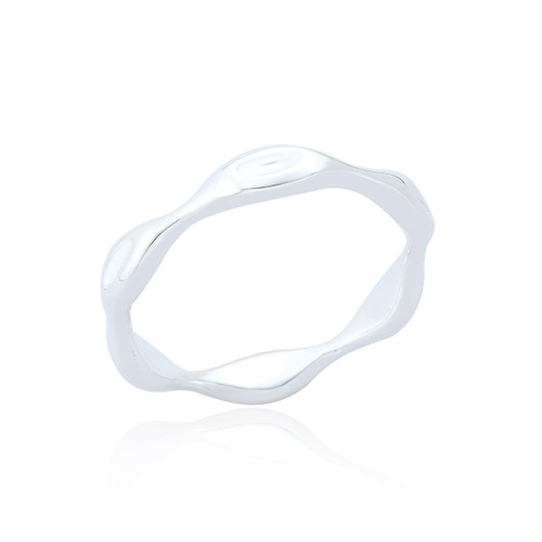 Pella Stacking Ring - Silver