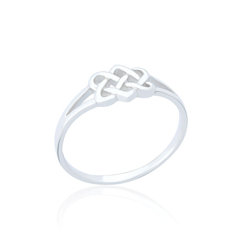 Nyla Celtic Knot Ring - Silver