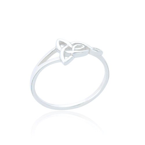 Catriona Trinity Knot Ring - Silver