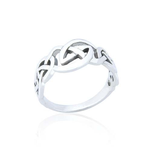 Shanna Celtic Knot Ring - Silver
