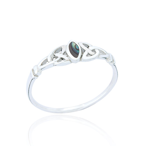 Lira Celtic Ring - Abalone