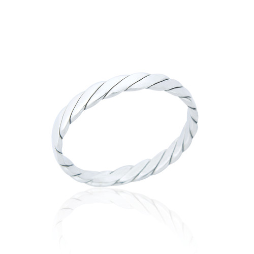 Sarah Plait Ring - Silver