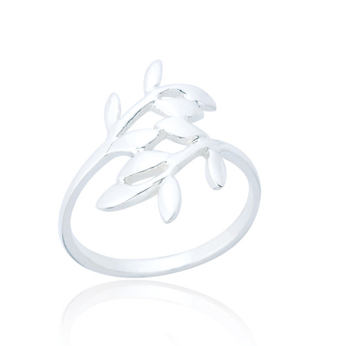 Rama Leaf Ring - Silver