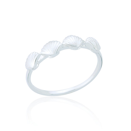 Mireille Seashell Ring - Silver